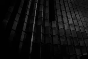 "Adding A Touch Of Drama Through Stylized Black Geometric Forms"