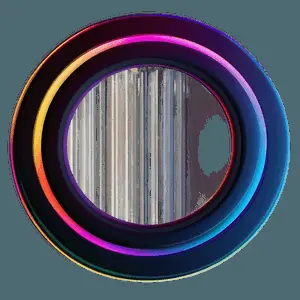3D Circle Abstract Composition PNG ioe42