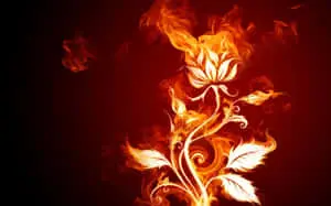 Stunning 3D Fire Wallpaper