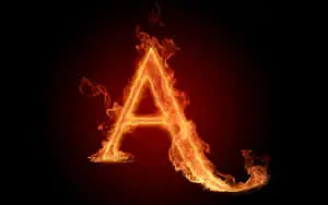 Blazing 3D Fire Wallpaper
