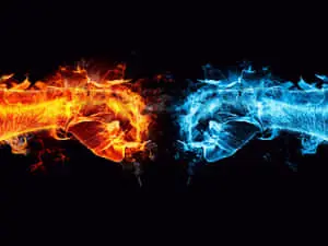 Mesmerizing 3D Fire Wallpaper