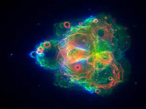 4d Glowing Abstract