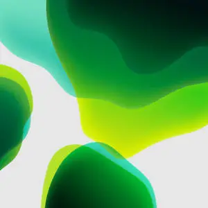 4D Ultra HD Green Blobs