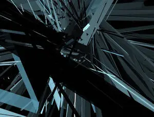 4K Abstract Monochrome Glass