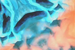 4K Abstract Watercolor Painting