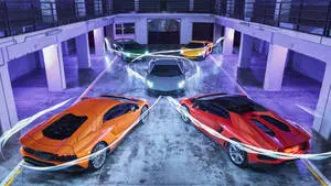 4K Laptop Car Lamborghini Car Show
