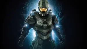 4K Master Chief Glowing In the Dark