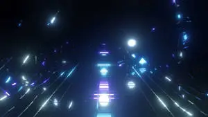 4K Moving Lights Desktop