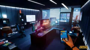Landscape 4k Arcade Office Background