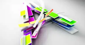 Colorful Abstract A Symbol Background