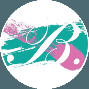 Abstract Aquaand Pink Circle Design