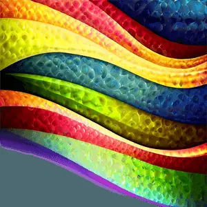 Abstract Art Digital Waves PNG 64
