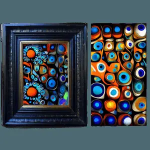 Abstract Art Frame Design PNG 85