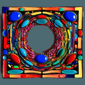 Abstract Art Geometric Shapes PNG 06232024
