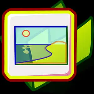Abstract Art Icon Frame