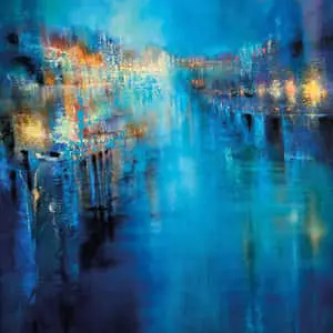 Lights Flood Abstract Art Picture