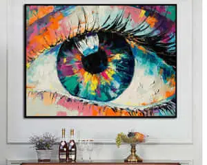 Abstract Eye Art Picture