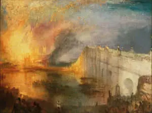 Burning Abstract Art Picture