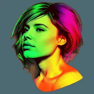 Abstract Art Profile Picture PNG cos11
