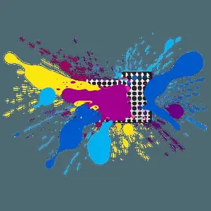 Abstract Art Splatter PNG eqc91