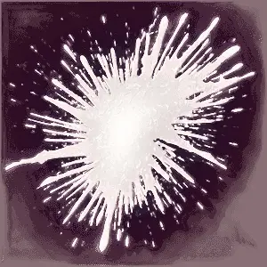 Abstract Art White Splatter PNG wvy93