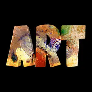 Abstract Art Word Design