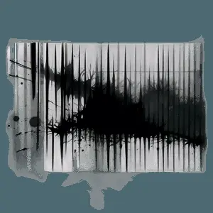 Abstract Black Aesthetic Illustration PNG vky