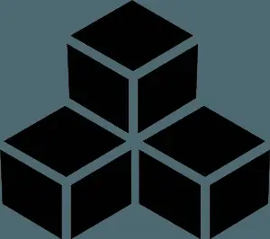Abstract Black Boxes Graphic