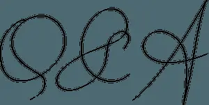 Abstract Black Line Art