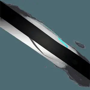Abstract Black White Line Art