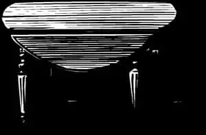 Abstract Blackand White Table Illustration