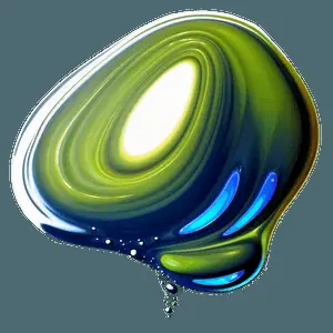 Abstract Blob Art PNG nkk20