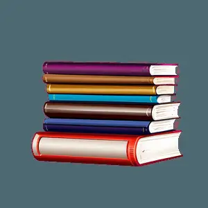 Abstract Book Stack PNG bsn