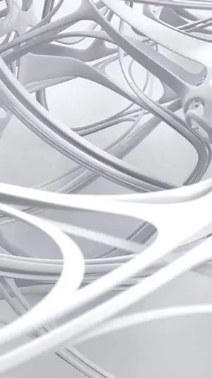 Abstract Cool iPhone White