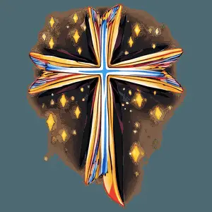 Abstract Cross Graphic PNG llu