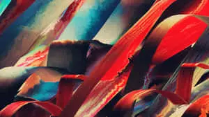 Abstract Curve Lines 4K Painting