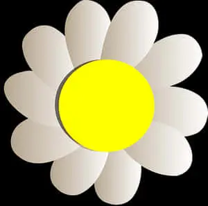 Abstract Daisy Graphic