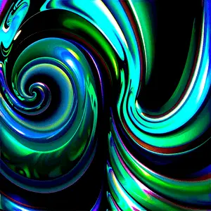 Abstract Emerald Swirl PNG 52