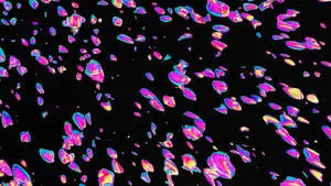 Abstract Falling Pieces Psychedelic 4K