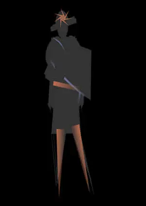 Abstract Fashion Silhouette