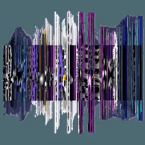 Abstract Glitch Art PNG dua55