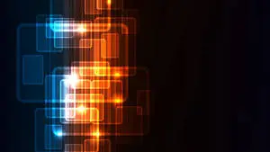Abstract Glowing Rectangles