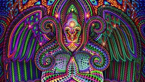Abstract God Psychedelic 4K