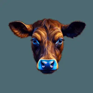 Abstract Heifer Design PNG wit57