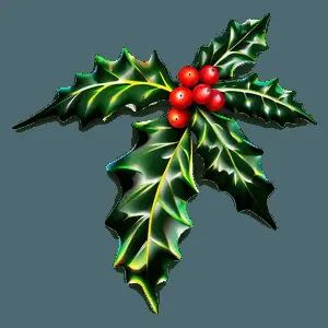 Abstract Holly PNG naa