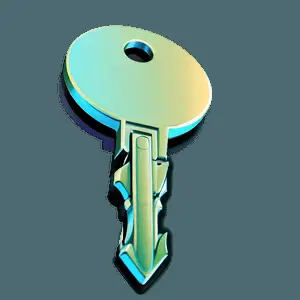 Abstract House Key PNG 46