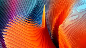 Abstract Layers Psychedelic 4K