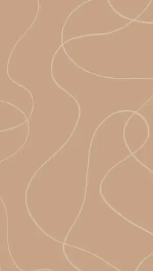 Abstract Line Minimalist Brown Aesthetic