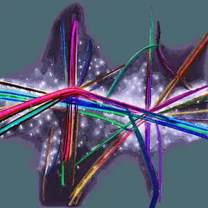 Abstract Lines Sketch PNG clb17