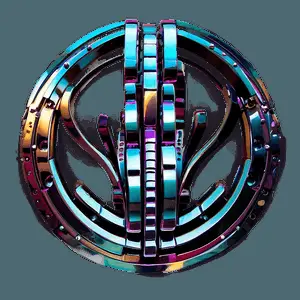 Abstract Metal Art PNG brf40